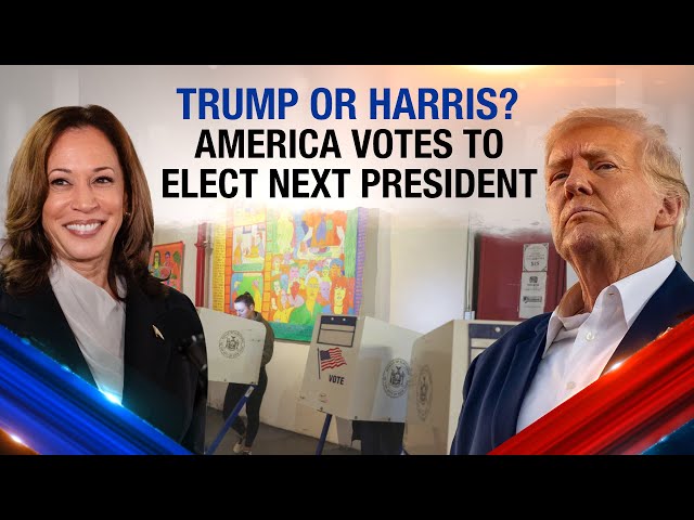 Election Day in America: Trump vs. Harris – Who Will Win? | News9