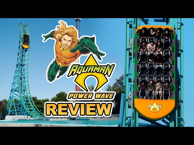 Aquaman Power Wave Review Six Flags Over Texas New for 2023 MACK Rides Power Splash