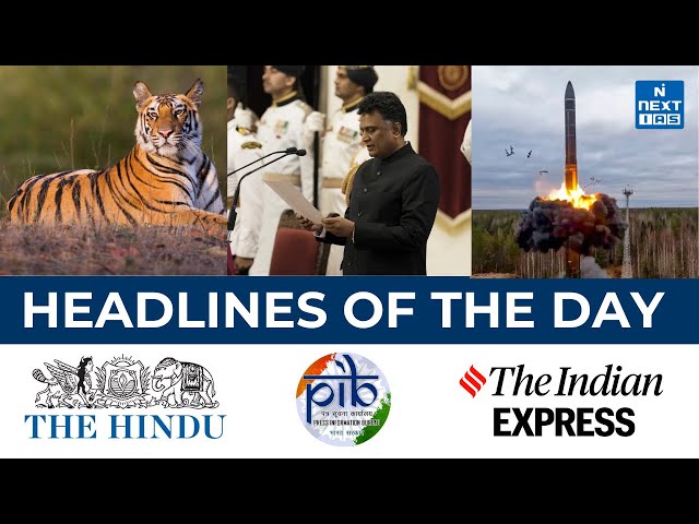 22nd November Daily UPSC Current Affairs 2024 | News Headlines Today #dailynewsupdate