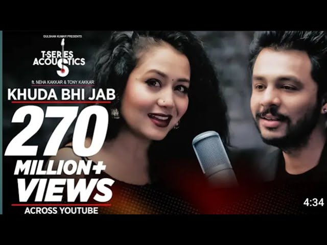 Khuda Bhi Jab Video songs  | entertainment songs | Tony Kakkar & Neha Kakkar