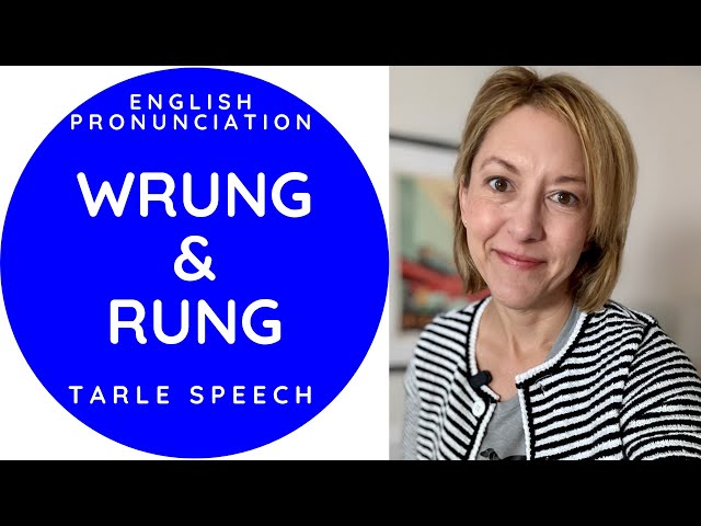 Learn How to Pronounce WRUNG & RUNG - American English Homophone Pronunciation Lesson #learnenglish