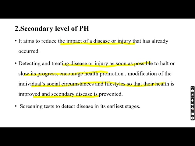 Preventive health measures,its importance,primary level,secondary level,tertiary level of health