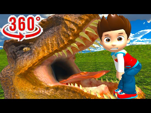 360° video Playing As Dinosaur (Tyrannosaurus) in VR