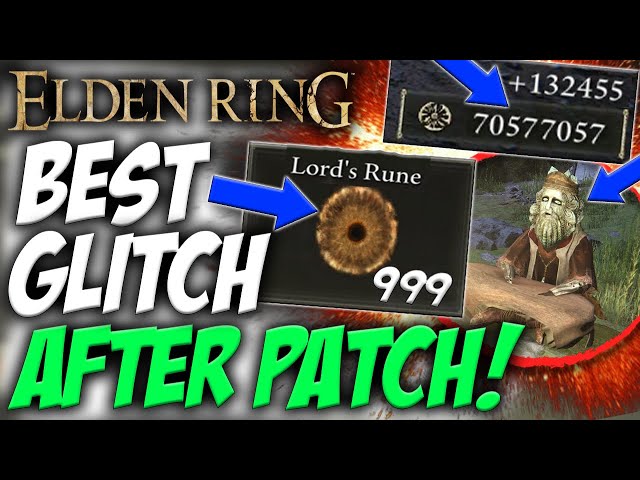 *BEST* WORKING GLITCH/EXPLOITS/FARMS IN ELDEN RING AFTER PATCH 1.04! UNLIMITED RUNES GLITCH AND MORE