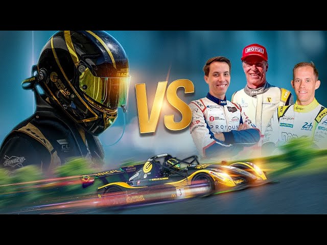 Sim Racer vs 3 Professional Racing Drivers