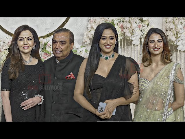 Mukesh Ambani - Nita Ambani, Shweta Tiwari - Palak Tiwari arrives at Aamir Khan’s Daughter Reception