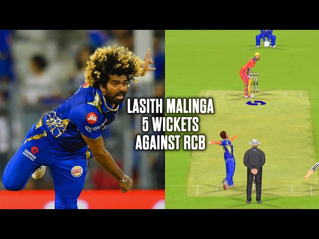 Lasith Malinga Bowling Against RCB