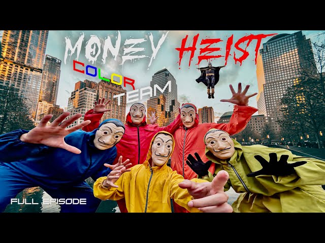 MONEY HEIST COLOR Crew Total Attack Full Story ( Epic Parkour Pov Chase )