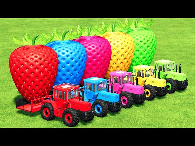 LOAD & TRANSPORTING CARS & CASE TRACTORS - Farming Simulator 22 #497