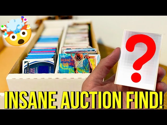 I WON LOADED BOX OF SPORTS CARDS FROM ONLINE AUCTION FOR ONLY $65!