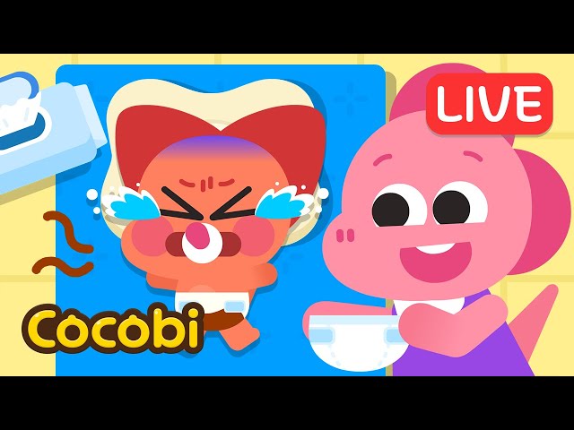 【LIVE】Diaper Change for Baby👶and More Kids Song! Take Care of Baby | Cocobi