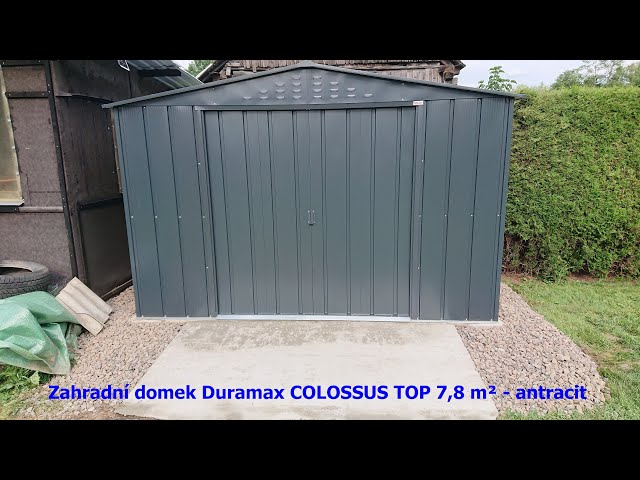 Zahradní domek Duramax COLOSSUS TOP 7,8 m²   antracit