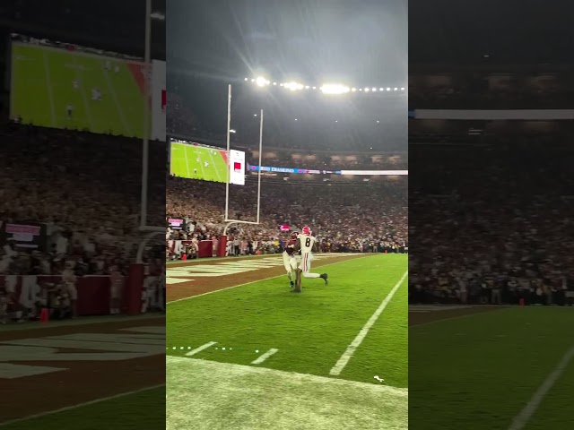 Alabama DB Zabien Brown’s game-winning interception vs. Georgia