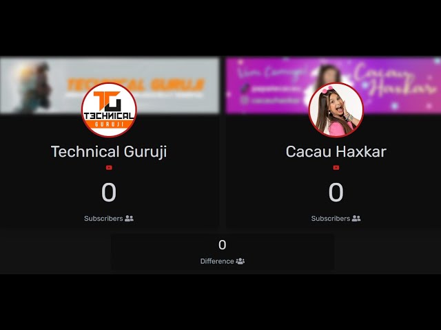 @Technical Guruji #vs @Cacau Haxkar || @Subcount @Shorts #Live