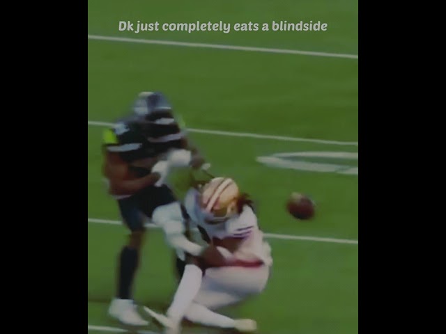 Dk just completely eats a blindside