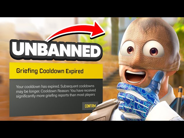 I finally got UNBANNED AGAIN...