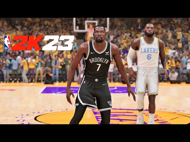 NBA 2K23 PS5 4K Gameplay | Brooklyn Nets vs Los Angeles Lakers