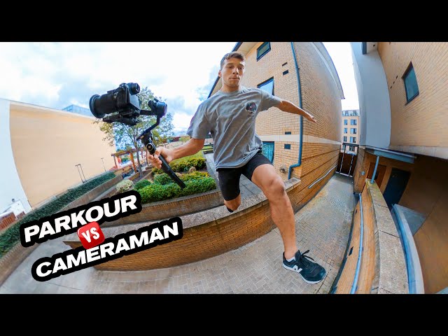 Parkour vs Cameraman - Please don't drop the camera!