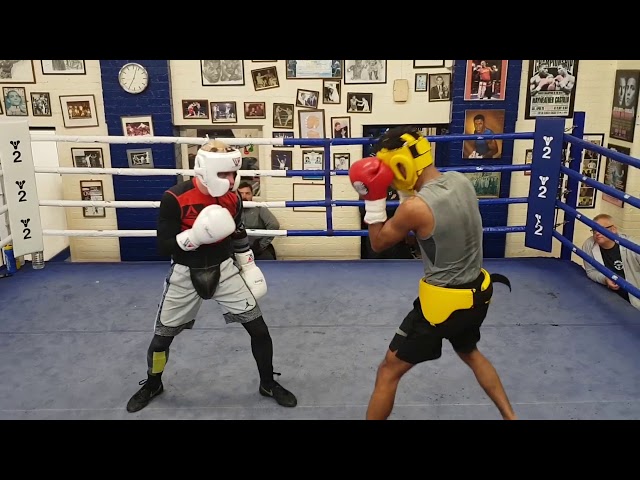 Amateur Boxing sparring