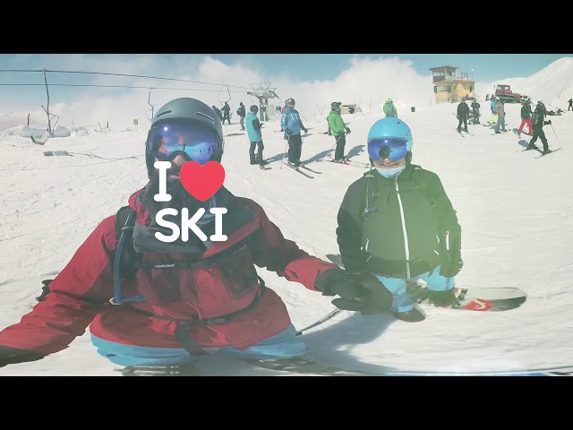 Eugene great escape - skiing video shot with Vuze XR