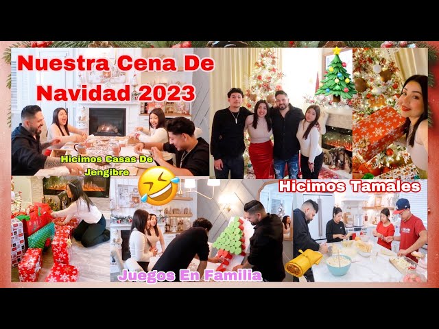 Nuestra Navidad 2023🎄Cocinamos Tamales -Hicimos Casas De Jengibre 🤣Y Juegos En Familia