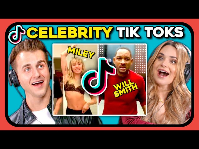 YouTubers React To Celebrity TikToks (Selena Gomez, Will Smith, Jimmy Fallon Best Tik Toks)