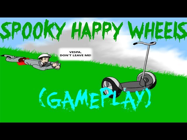 Spooky Happy Wheels Feat:MontanaDaGamer|Gameplay