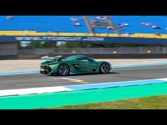 $3.5 Million Koenigsegg Jesko Attack Plus | Accelerations and Driving on Track!