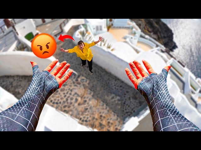 TWINS SPIDER-MAN PROS ESCAPING ANGRY MOM! (Funny Comedy Parkour POV)