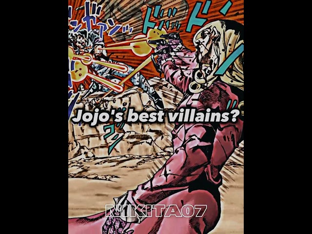 The best villains in JOJO? #edit #jojo #anime #shorts