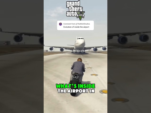 EVOLUTION OF INSIDE THE AIRPORT IN GTA GAMES