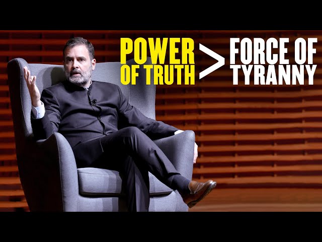 Force of Tyranny vs Power of Truth | Rahul Gandhi | Stanford University, USA