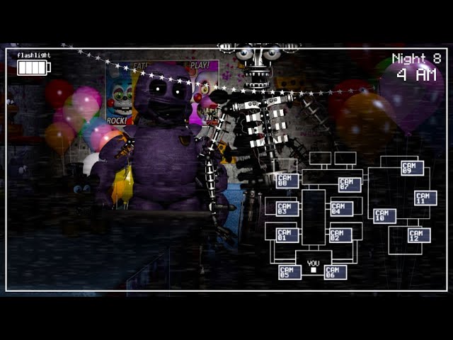 FNAF 2 in REAL TIME ll Endo vs Purpleguy SFM Animation (fanmade)