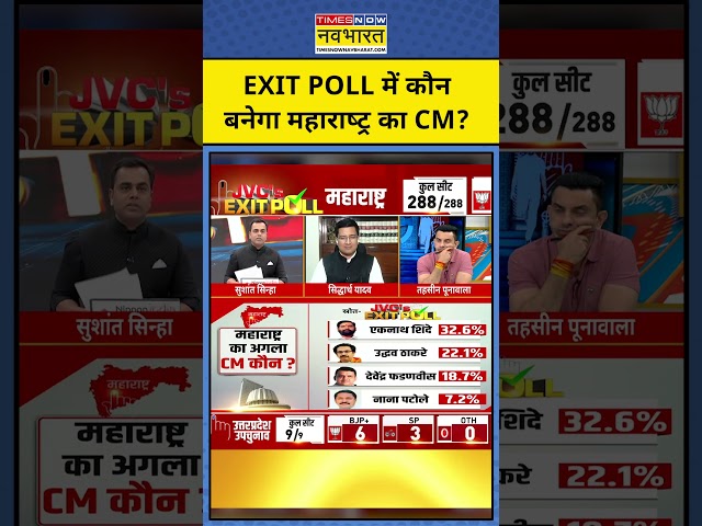 Exit Poll with Sushant Sinha: Maharashtra Exit Poll में कौन बनेगा CM? #shorts #maharashtra #exitpoll