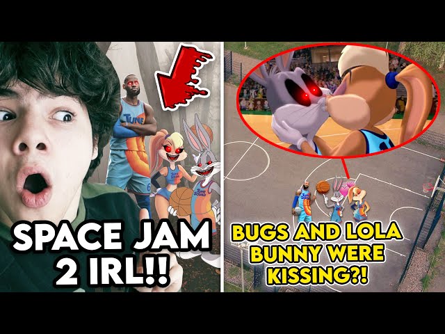 DRONE CATCHES BUGS BUNNY.EXE AND LOLA BUNNY.EXE KISSING!! (SPACE JAM 2 IN REAL LIFE)