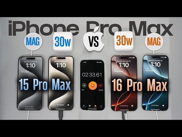 iPhone 16 Pro Max vs 15 Pro Max: Battery Charging Test!