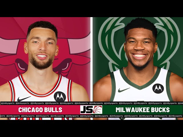 CHICAGO BULLS VS MILWAUKEE BUCKS | NBA Live Scoreboard 2024