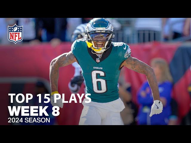 Top 15 Plays From Week 8 | NFL 2024 Season