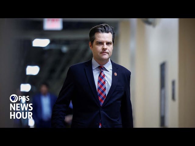 Gaetz ends attorney general bid amid scrutiny over sex trafficking allegations