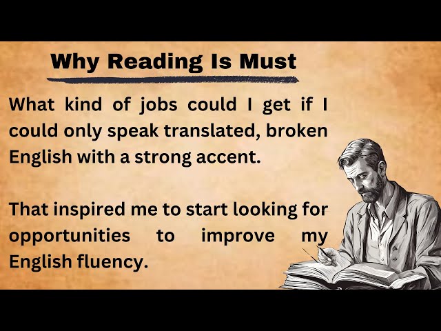 Why Reading Is Must || From broken English to Fluent || My Struggle to Learn English