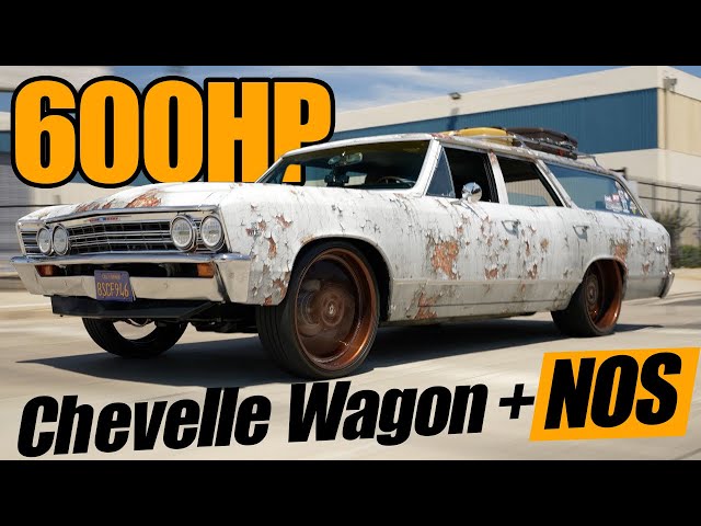 The ULTIMATE Family Car? Custom Chevy CHEVELLE Wagon with NITROUS!