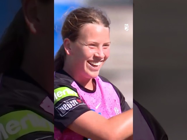 This 15-year-old is something else 😱 #cricket #WBBL10