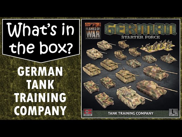 Berlin German Tank Training Company - Flames of War Late War