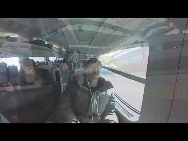 Bullet Train to the Winter Olympics - 360 Video