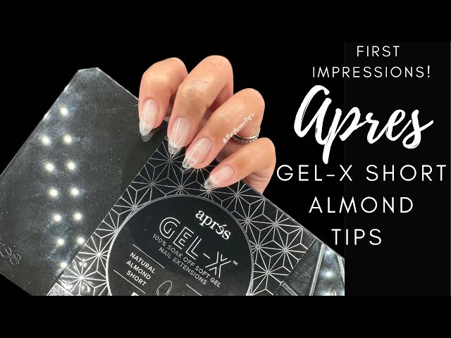 First Impressions | Apres Gel-X Natural Short Almond Tips