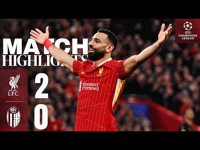 HIGHLIGHTS: Mac Allister & Salah goals at Anfield | Liverpool 2-0 Bologna