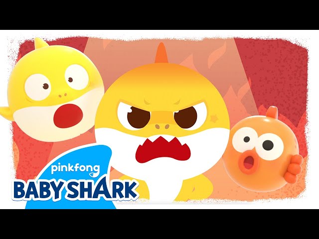 🔥Baby Shark is SO ANGRY! | +Compilation | Songs to Express Feelings for Kids | Baby Shark Official