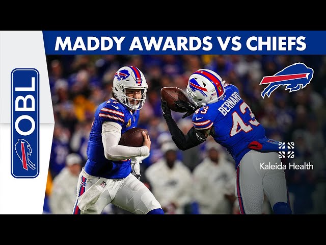 Maddy Awards: Handing Out Hardware Following Bills 30-21 Win Over The Chiefs | One Bills Live