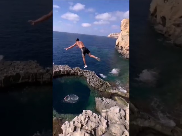 🔥WATCH: Craziest Cliff Jump Ever Seen!