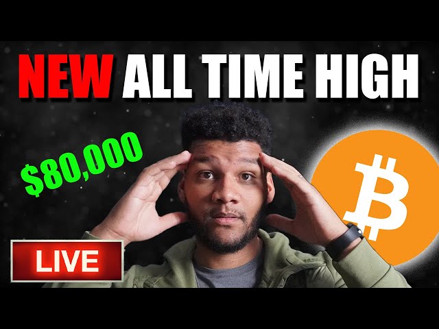 THIS IS CRAZY!!! #Bitcoin Just Reached A New ALL TIME HIGH.....AGAIN!!! #BTC Hit $80k!